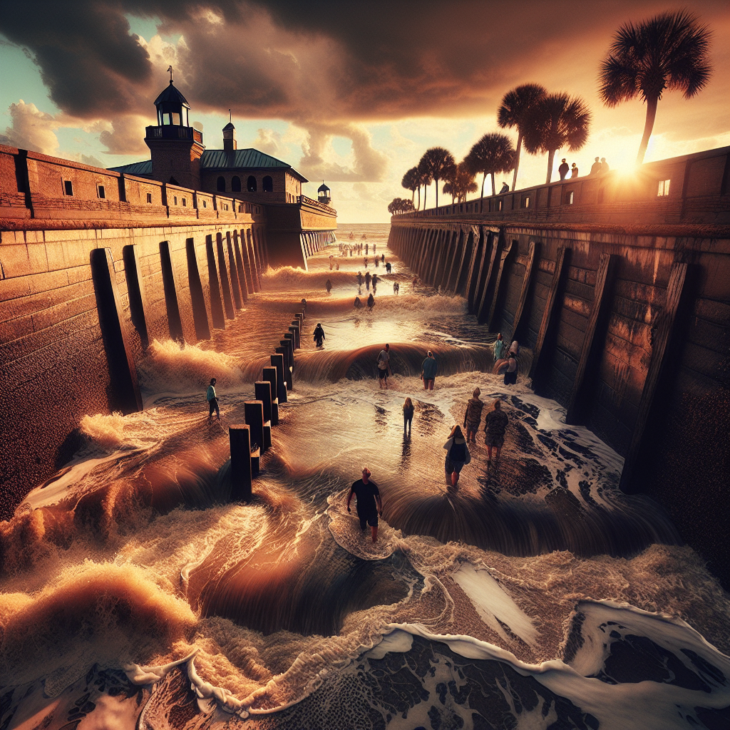 Deep Low Tide Strikes Fort Pierce Friday Afternoon