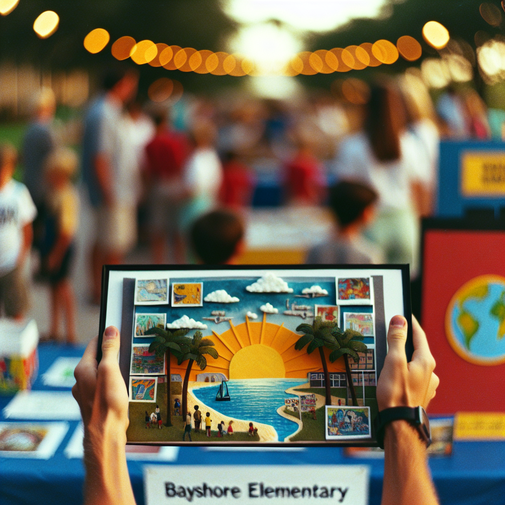 Bayshore Students Strut Bold Designs at St. Lucie Art Expo