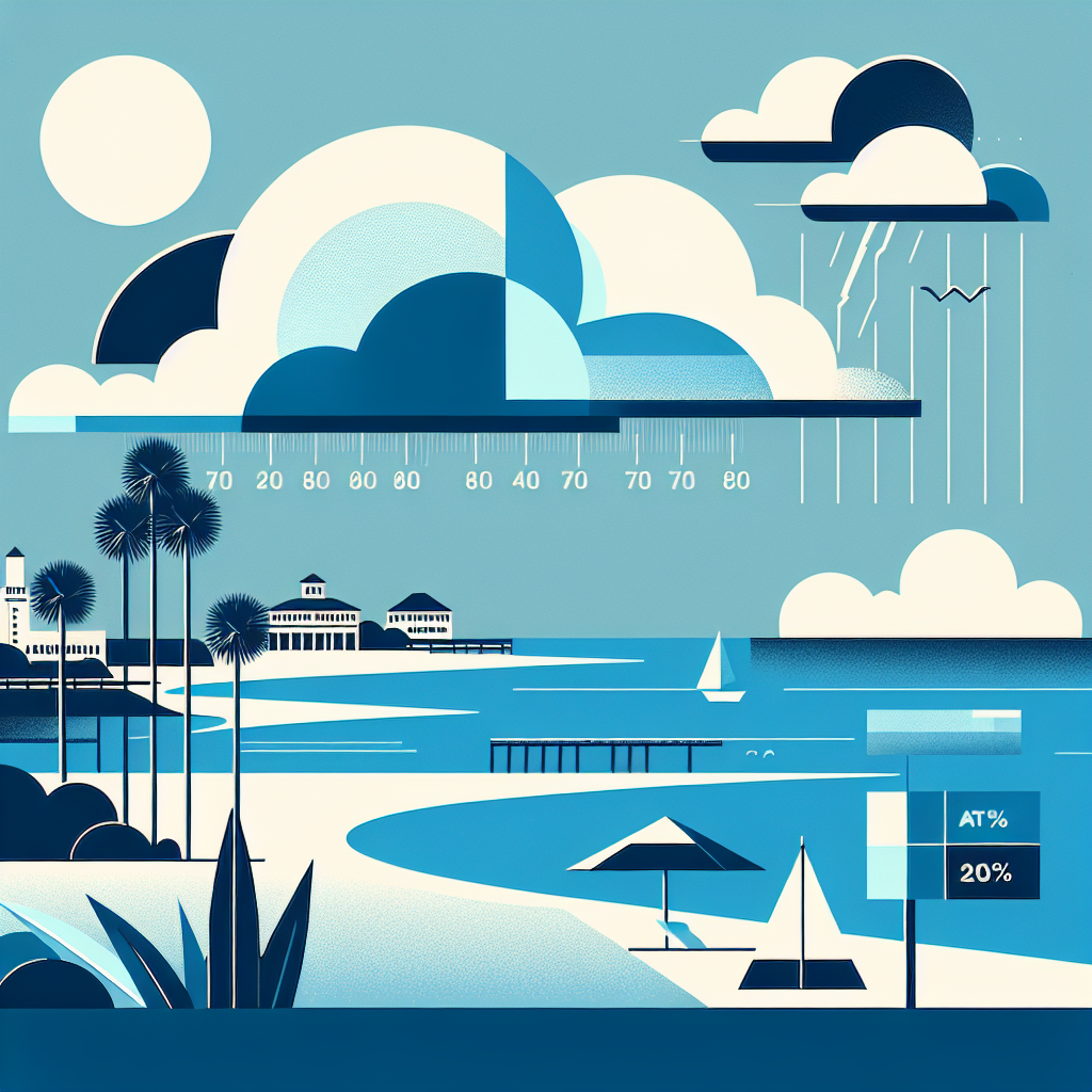 Treasure Coast Faces Breezy 80s with 20% Shower Chance This Weekend