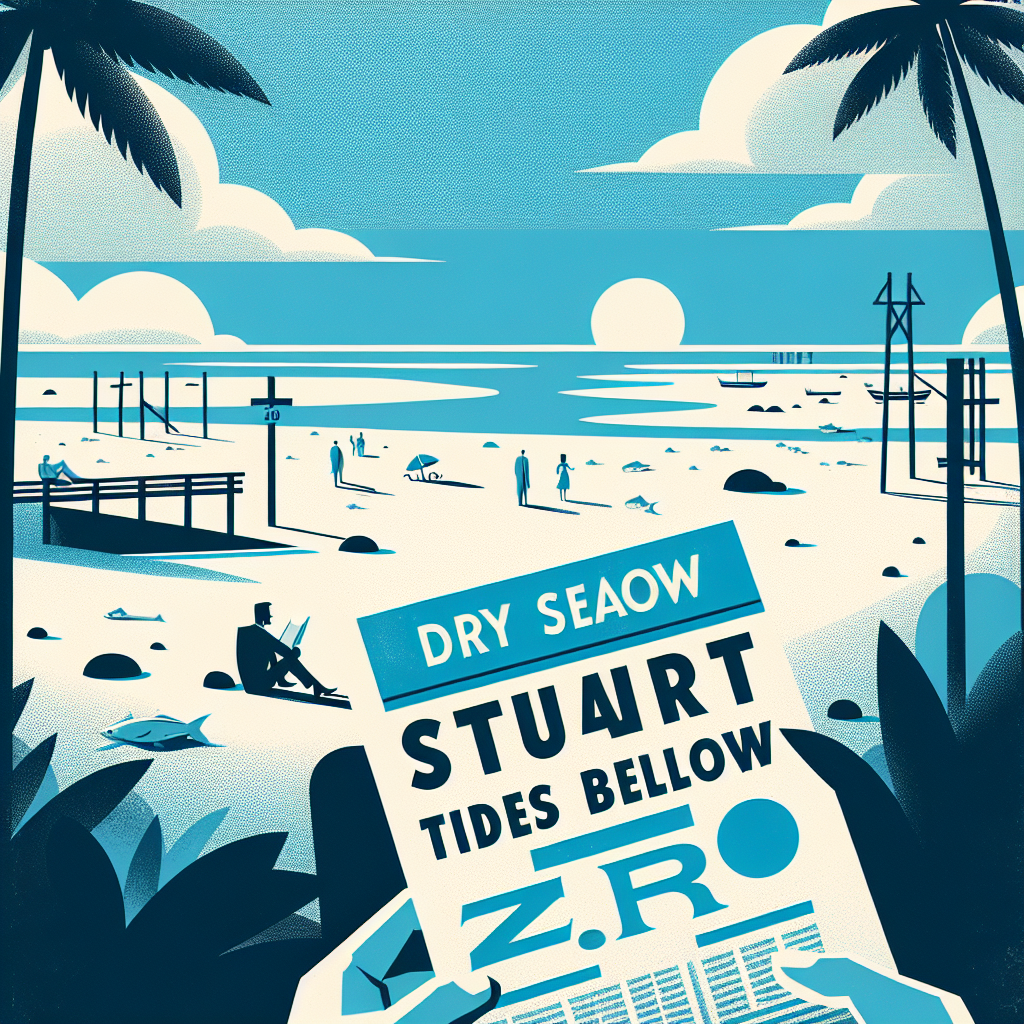 Stuart Tides Drop Below Zero Twice Thursday