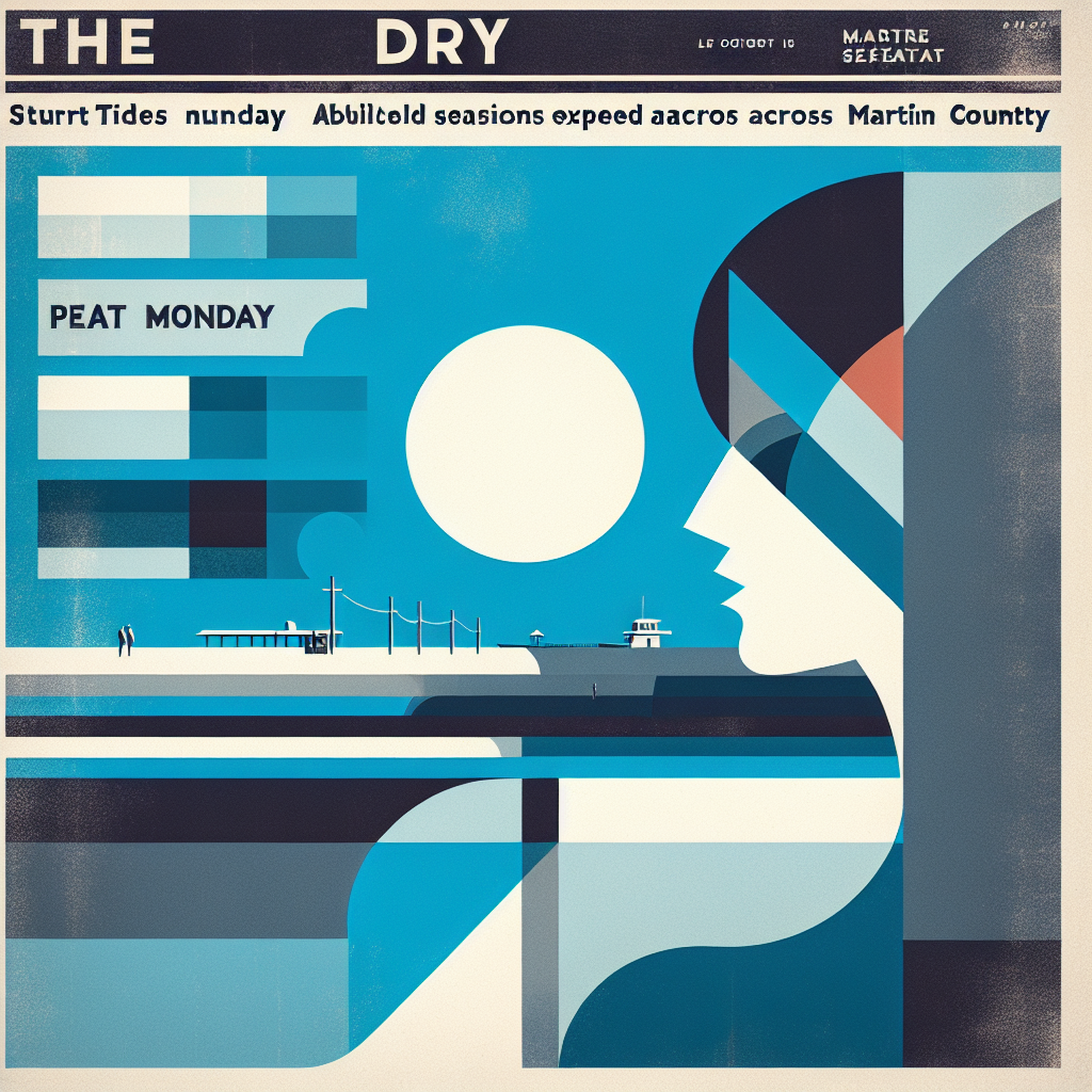 Stuart Tides Peak at 2.6 Feet Monday for Prime Fishing